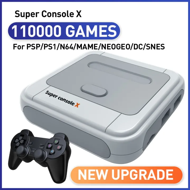 Super Console X 110000 Classic Video Games Console Wireless Emulator