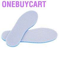 Onebuycart พื้นรองเท้า ฟองน้ำ แบบสองด้าน สำหรับรองเท้าผ้าใบ ระบายอากาศได้