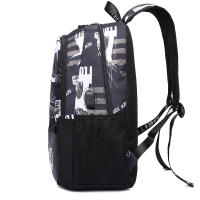 MARVEL Outdoor travel Luminous backpack USB Charging student bag Large capacity waterproof Backpack Oxford cloth schoolbag