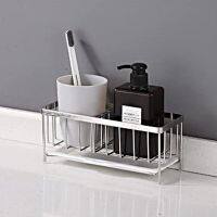 【CC】 Sink Caddy Sponge Holder Rack Organizer Anti-Rust Sponges Scrubbers