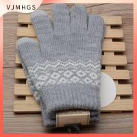 VJMHGS Accessories Gifts IPad Phone Mittens Touch Screen Wool Knitted Fashion Gloves