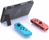 Clear Case For Switch Dockable Protective Case Clear Detachable Crystal PC Shell For Nintendo Switch Back Cover Ultra Thin diplomatic