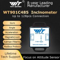 WT901C485 เครื่องวัดความเร่งความเร่ง AHRS Inclinometer 9 แกน + เซ็นเซอร์ Gyro + มุม (ความแม่นยํา XY 0.05 °) + เข็มทิศดิจิตอล โปรโตคอล RS485 Modbus