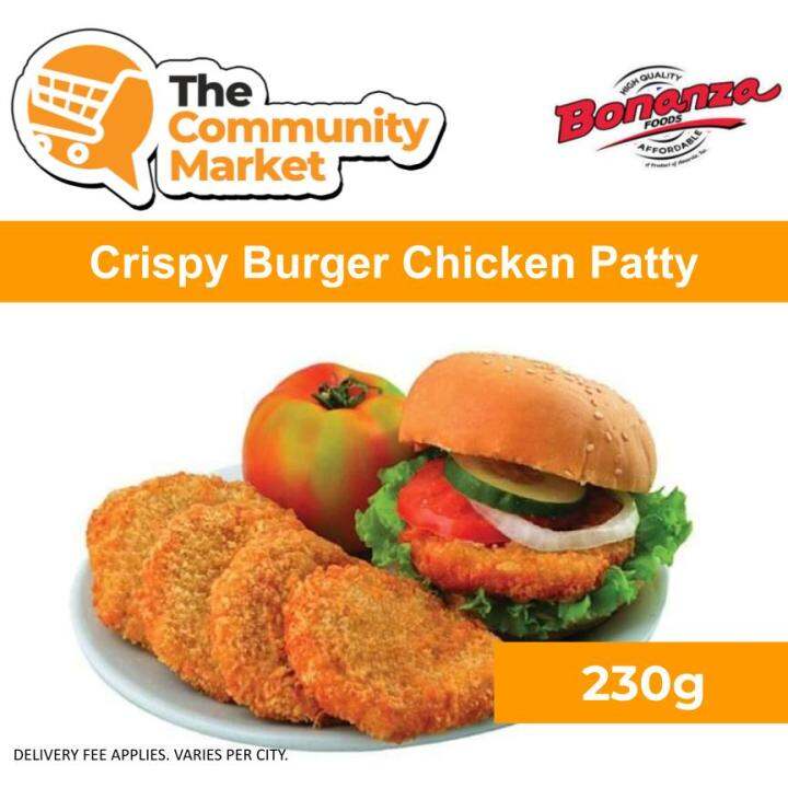 Crispy Burger Chicken Patty (4pcs per pack) Lazada PH