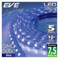 หลอดไฟ LED STRIP WATERPROOF FLEXIBLE 7.5 วัตต์/100 ซม. 5 ม. สีน้ำเงิน