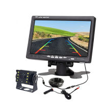 12V24V Car Truck Reversing Image Fullscreen HD Display Screen Night Vision Rearview Camera Harvester Monitoring