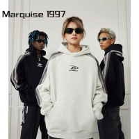 Marquise1997 เสื้อฮู้ด เสื้อแขนยาวอบอุ่น หลวมและสบาย เท่ ล้ำสมัย ทันสมัย วินเทจ WWY2391CL0 38Z230919