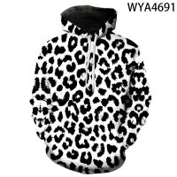 2020 New Leopard Print Hoodies Men Women Children Funny Animal Fur Sweatshirts 3D Printed Casual Boy Girl Kids Pullover Clothing