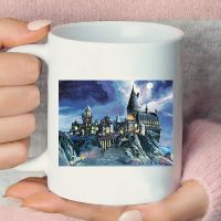 School of Magic Water Cups Korean Ceramic Mugs Designer Coffee Cups Draco Malfoy Milk Tea Printed Mug with Handle Luxury Handbag