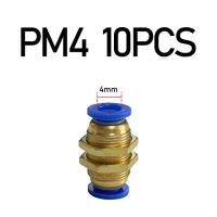 LJLJ-10pcs Pm4 Pm6 Pm8 Pm10 Pneumatic Quick Quick Pressure Regulator Pipe Throttle Valve Compressor Accessories Pneumatic Fitting