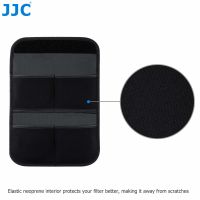 ‘；【= JJC 4 Slots Camera Lens Filter Bag Wallet Durable Polyester UV ND CPL Filter Pouch 49Mm 52Mm 55Mm 58Mm 62Mm 67Mm 72Mm 77Mm 82Mm