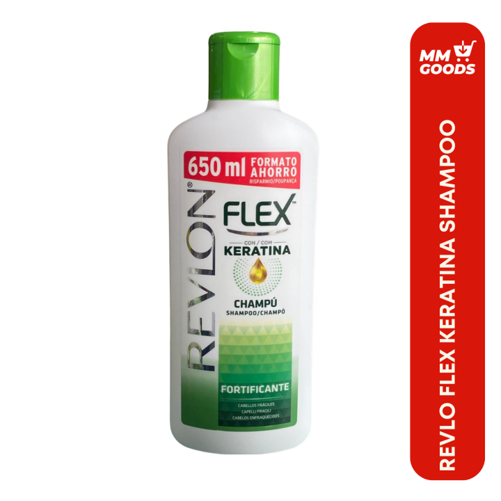 REVLON FLEX KERATIN FORTIFYING SHAMPOO 650ml | Lazada PH