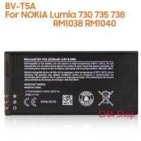 แบตเตอรี่ NOKIA Lumia 730 735 738 RM1038 RM1040 2220Mah  BV-T5A รับประกัน 3 เดือน