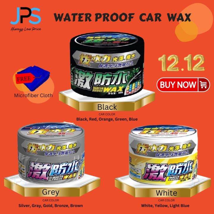 JPS ORIGINAL BOTNY Hydrophobic Waterproof Car Wax Motor wax w FREE