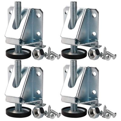 Leveling Feet Heavy Duty Furniture Levelers Adjustable Table Leg Leveler with Lock Nuts for Furniture,Table, Cabinets, Workbench,Shelving Units and More