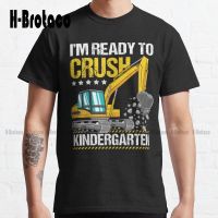 Ready To Explore Kindergarten Classic T-Shirt Funny Tshirts Outdoor Simple Vintag Casual T Shirts Xs-5Xl Streetwear Unisex