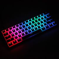 （Miss qis keycap） [เฉพาะปุ่มกด] พุดดิ้ง Doubles Keycappbt Oem Backlit สำหรับแป้นพิมพ์กลสีขาว Gh60 87 Tkl 104 108 Ansi Iso Xd64bm60