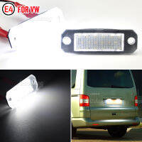 12โวลต์สำหรับ VW Transporter T5 2003-2015 T6สำหรับแคดดี้2004-2017ด้านหลังสีขาว LED จำนวนป้ายทะเบียนแสง OEM 7H0827740