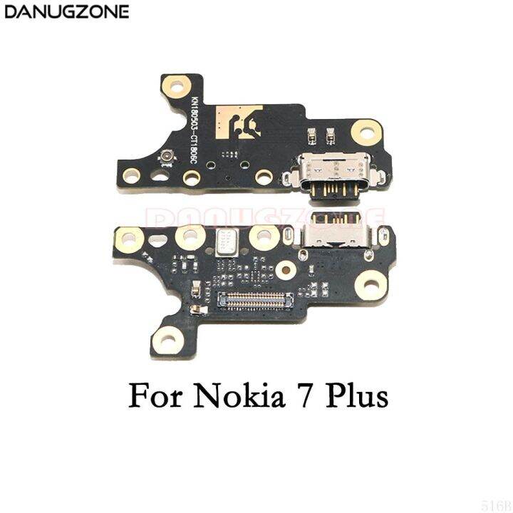 แท่นชาร์จ-usb-ซ็อกเก็ตแจ็คเชื่อมต่อชาร์จบอร์ดสายยืดหยุ่นสําหรับ-nokia-7-plus-ta-1046-1049-ta-1055-ta-1062-สําหรับ-nokia-7