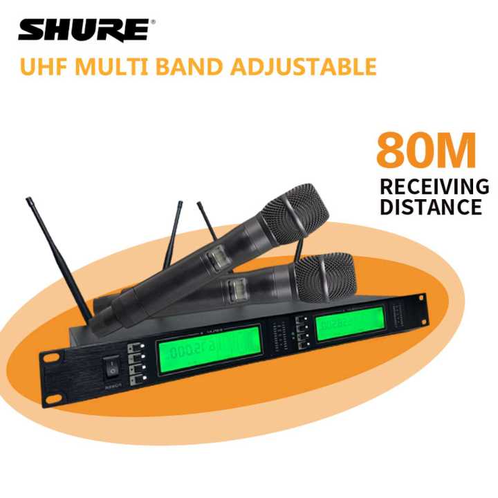 shure-ไมโครโฟนไร้สาย-ugx23-2600-700mhz-uhf-400m-รับจากระยะไกลอุปกรณ์ร้องเพลงที่บ้าน-ktv-show-micsไมโครโฟนมือถือ