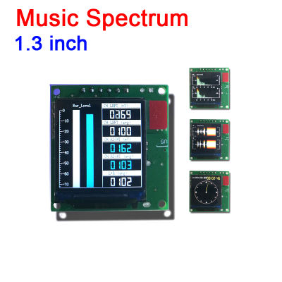 【Sell-Well】 gcnbmo 1.3 "TFT Mini สเปกตรัมหน้าจอแสดง MP3เครื่องขยายสัญญาณเสียงไฟแสดงระดับ Rhythm VU มิเตอร์โมดูล