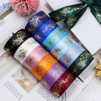 【hot】！ 1 inch Gold Foil Printed for Wrapping Wedding Birthday Decoration 5 Yards