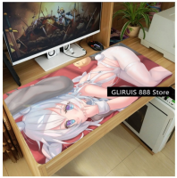 Anime MNF Le Malin Azur Lane Mouse Pad Thicken Laptop Gaming Mice Mat Table Keyboard Mat Playmat Cosplay Otaku Christmas Gift