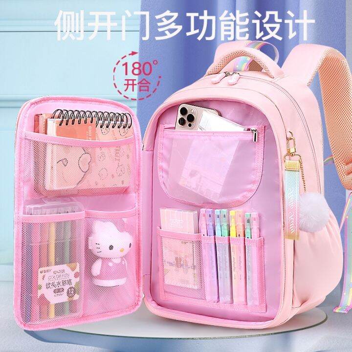 ﹊⊙ Snoopy Snoopy Primary School Schoolbag Girls Wear-Resistant ...