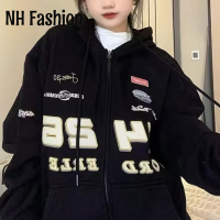 NH Fashion เสื้อฮู้ด เสื้อแขนยาวอบอุ่น หลวมและสบาย สไตล์ ทันสมัย ทันสมัย เท่ WJK2390PHH 38Z230918