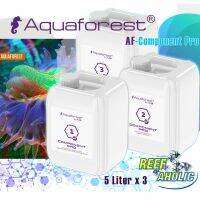 Reef-Aholic Aquaforest Component Pro 1+ 2+ 3+ แร่ธาตุรวมแบบเข้มข้นคูณ 2 สำหรับมือโปร!! 5 ลิตร x 3 แกลลอน