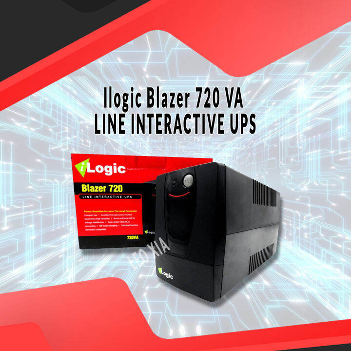 iLogic Blazer 720 VA UPS Battery Backup Power Supply w/ AVR / Surge ...