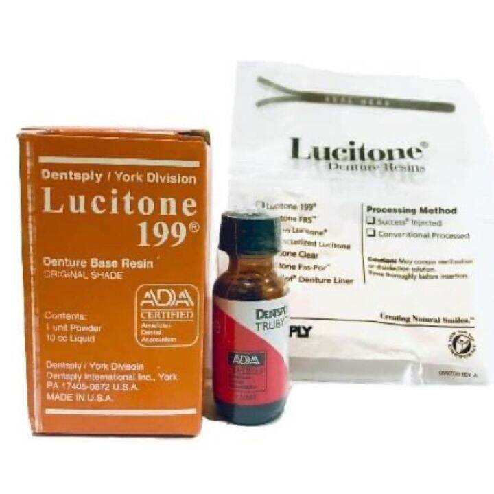 ♭Lucitone denture base set Lazada PH