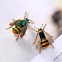 【YF】₪☊  Fashion Insect Brooch Colorful Enamel Rhinestone Men Statement Jewelry Wholesale