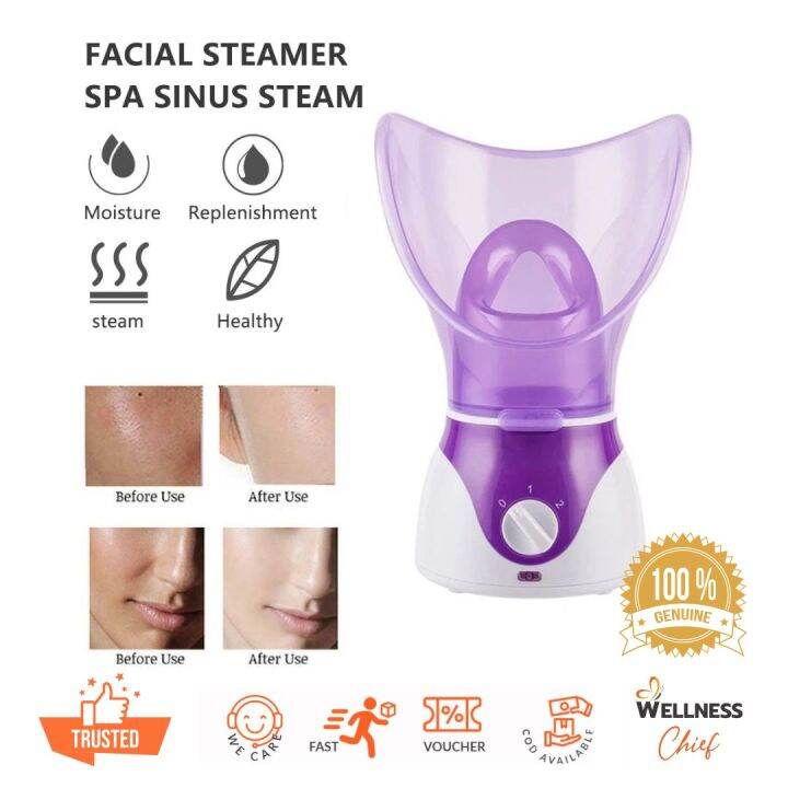 Facial Steamer Spa/Sinus Steam Inhaler/Mist Moisturizer/Nano Steamer Sprayer for Face, Nose and