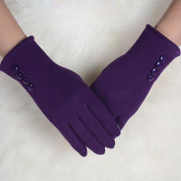 Fashion Cute Women Sports Fitness Cycling s Female Winter Warp Knitted Velvet Warm Cashmere Touch Screen s Mittens L15