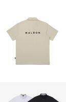 MALBON Korean Golf เสื้อยืดแขนสั้นผู้ชาย GOLF Color Matching Sports Hit Color Top