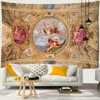 Carved Mural Tapestry Wall Hanging Retro Bohemian Printed Polyester Sleeping Mat Bedroom Decorative Background Cloth