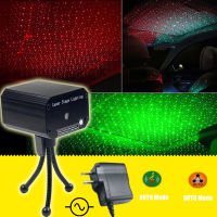 ESHINY MINI Small R&amp;G Laser Full stars Projector DJ Dance Disco Bar Family Party Xmas Effect Stage Effect Light Show Y10