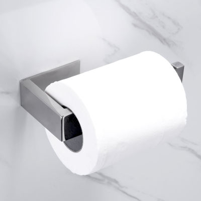 20221ชิ้น304สแตนเลสที่ใส่กระดาษชำระโดยไม่ต้องเจาะกาวตนเองห้องน้ำห้องครัวห้องน้ำที่ใส่ม้วน