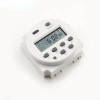 Time Switch CN101A Round Digital LCD Power Timer Weekly Programmable Electronic CN101