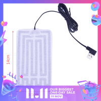 ?【Lowest price】LANG 1PC แผ่นความร้อนมืออุ่นพื้นรองเท้า USB ความร้อนฟิล์มความร้อนไฟฟ้าเสื่อ