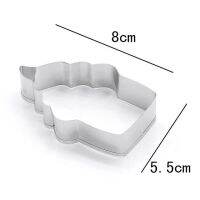 Yingke 1ชิ้นพิมพ์กดคุกกี้เค้กเครื่องตัดแม่พิมพ์รูปร่างของไฟฉายสแตนเลสฟองดองแบบ Diy Js22อบบิสกิต