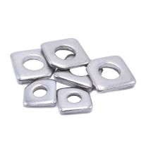 2 Pcs M6 M8 M10 GB853 304 Stainless Steel Square Cenderung Gasket Steel Mesin Cuci Siku Gasket