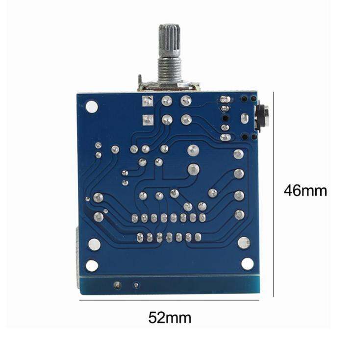 บอร์ดโมดูลบอร์ดเครื่องขยายเสียงช่องดิจิตอลแบบคู่15w-15w-tda7297-ac-dc12v