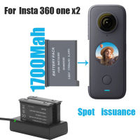 สำหรับ Insta360หนึ่ง X2/X2แบตเตอรี่ลิเธียมแบบชาร์จไฟได้และไมโคร USB ที่ชาร์จแบตเตอรี่อุปกรณ์เสริม Insta 360 ONE X 2กล้องแอคชั่นแคมเมรา