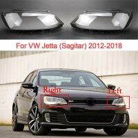 ฝาครอบไฟหน้ารถสำหรับ VW Jetta Sagitar 2012-2018อะไหล่กรอบไฟหน้าอุปกรณ์เสริมรถยนต์ใส