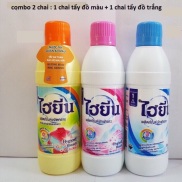 CHAI NƯỚC TẨY QUẦN ÁO MÀU HYGIENE 250MLTẩy áo trắng