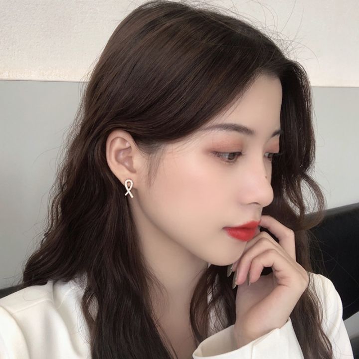 cod-silver-korean-simple-and-compact-cross-zircon-earrings-2021-new-ear-clip-trendy-net-red-girl