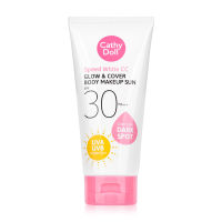 CATHY DOLL SPEED WHITE CC GLOW &amp; COVER BODY MAKEUP SUN SPF30 PA+++ 138ml. ซีซีครีมสำหรับผิวกาย