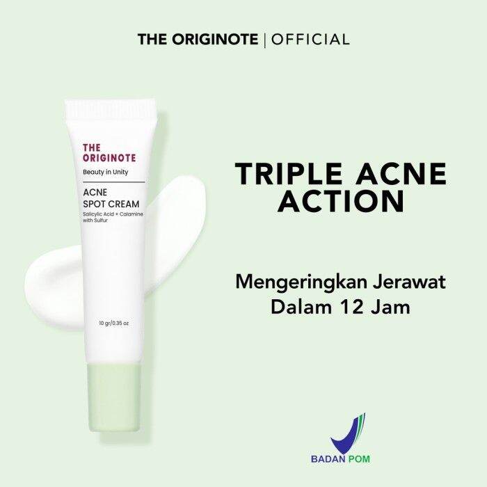 The Originote Acne Spot Cream Treatment Gel Obat Totol Jerawat | Lazada